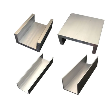 U channel aluminium rail Solar Panels Aluminum profiles