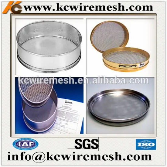 laboratory stainless steel wire mesh test sieve factory
