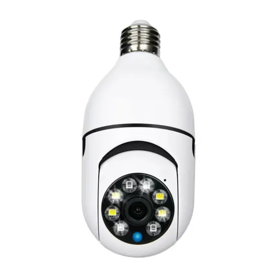 Night Vision Home Wireless WiFi E27 Bulb Security Camera 4G 5G