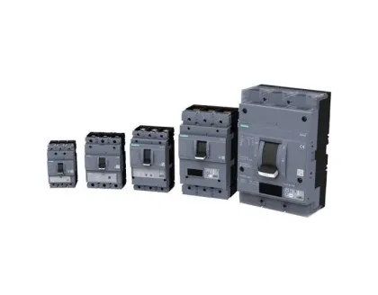 Siemens 3VA Series 3-pole Plastic-Case Circuit Breaker - 100A, 50A, 250A Capacity