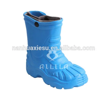 Warm winter rain boots