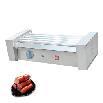 Commercial Electric Sausage Grill Machine - 5 Roller Hot Dog Grill Cooker