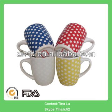 ceramic mugs/cup with dots design