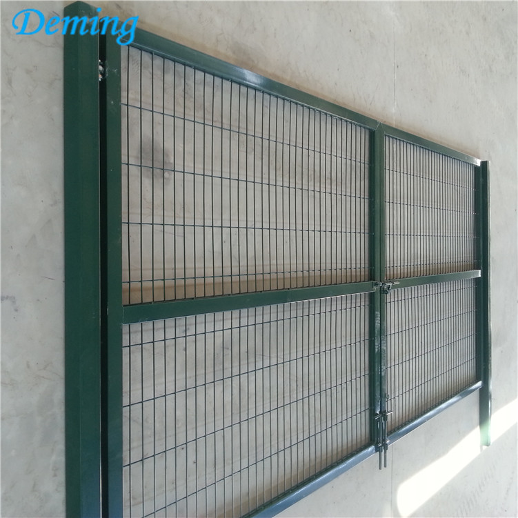 PVC Coated High Security Metal Double Door Gate