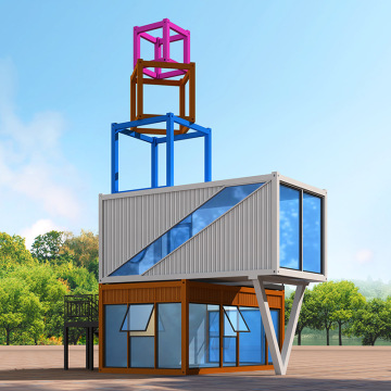 Modular Folding House Concept for Instagrammable Markets