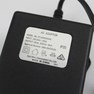 Adaptador de CA HVAC para el controlador de la almohadilla Touch Zone