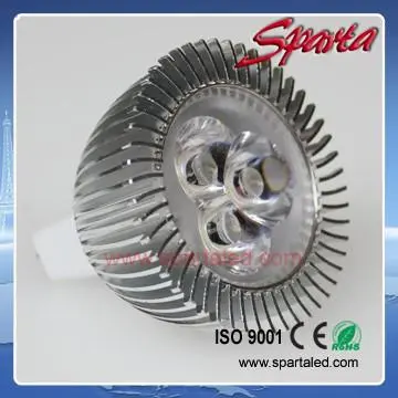 3w led mr16 spotlight Aluminum shell