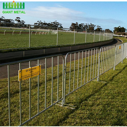 Customized metal crowd control barrier/portable barricades