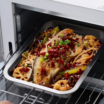 Maxcook Hot Sale 27cm Christmas Baking Pan - 304 Stainless Steel