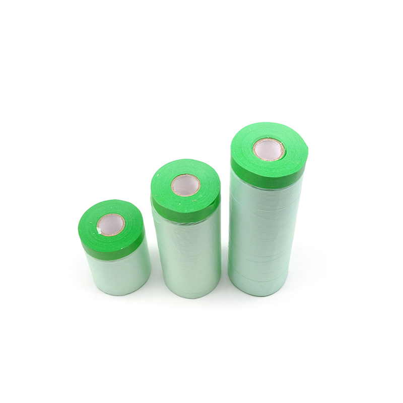 Green Masking Film With Tape