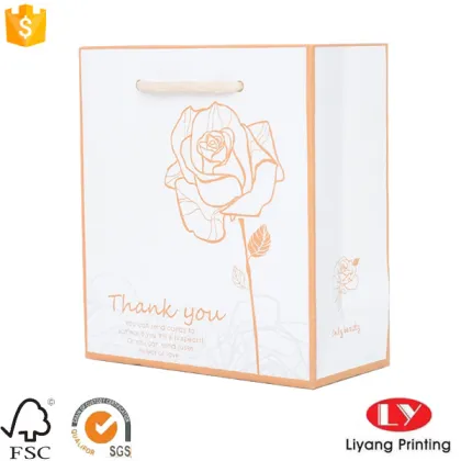 Custom Made Paper Shopping Clothing Bags
