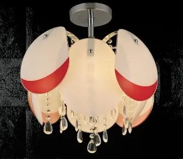 Modern glass pendant light fixture
