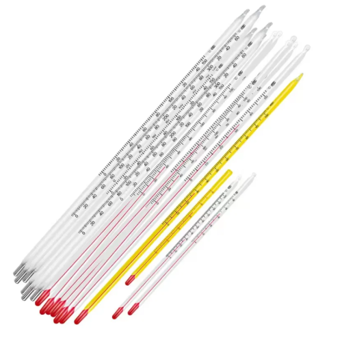 Red Liquid Mercury Thermometers