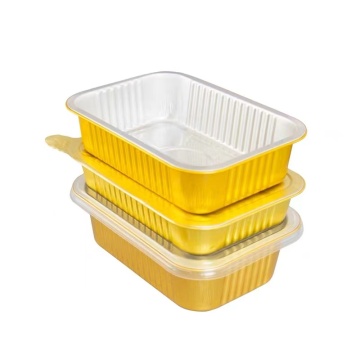 aluminum foil lunch box thickened with lid