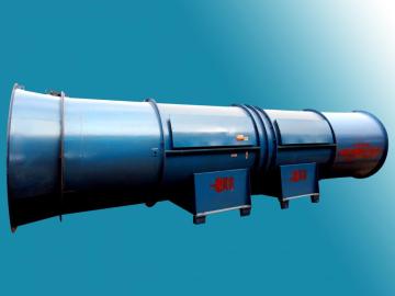 Extraction type counter rotating axial flow fan(№10)