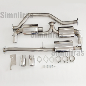 Uniwersalny wydech ze stali nierdzewnej 2025 dla Mazda3