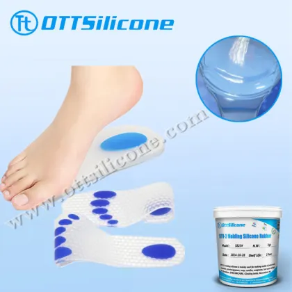 Environmental Liquid Silicone For Thin Insoles With Reliefs and Cover