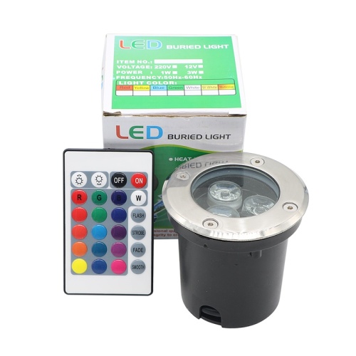 3W LED unterirdisches Licht wasserdicht