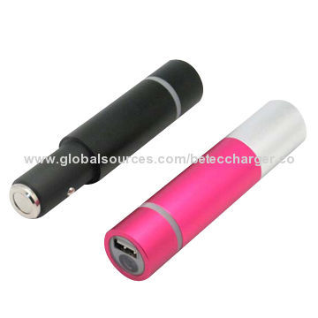 Car Chargers for iPad with 3-in-1, LED Torch and Power Bank