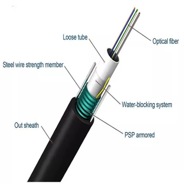 Duct Fiber Optic Cable 12cores fiber communication outdoor fiber optic cable type Manufactory