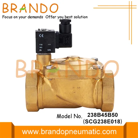 SCG238E018 ASCO Type Brass Solenoid Valve 2'' 220VAC