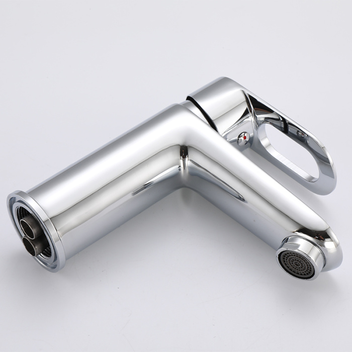Single Hole Electroplated Basin Mixer