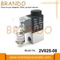 Airtac Tipo 2V025-08 1/4 &#39;&#39; Válvula solenoide neumática 24VDC