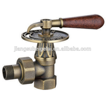 solid brass vetical valve for classic cast iron radiators 1Mpa 1/2"BSP