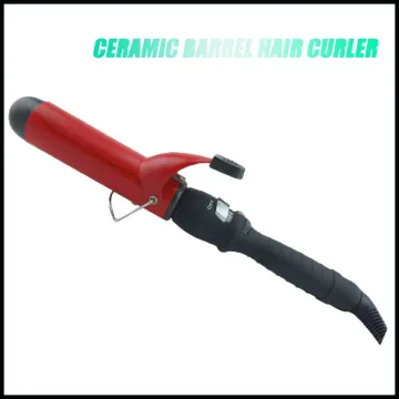 Perfect clip Newest Professional Ceramic curling iron with glove