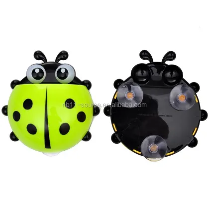 Ladybug Toothpaste Toothbrush Holder