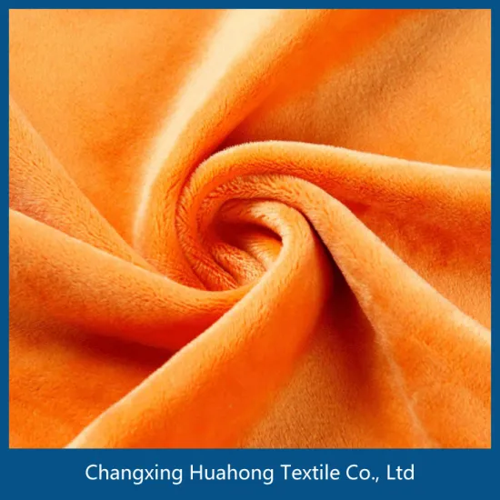 100% polyester super soft Velboa fabric for home textile