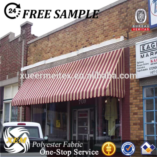 Waterproof/windproof 420D oxford awning fabric