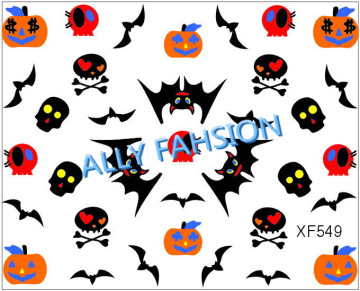3D Hallowmas Nail sticker,3D  Nail sticker,nail beauty, more than 1000designs nail stickers