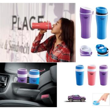 new style and comfortable color  food grade plastic  car cup
