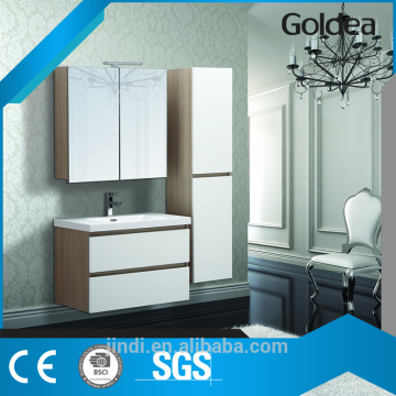 PVC foiled Popular Italian design bathroom vanity