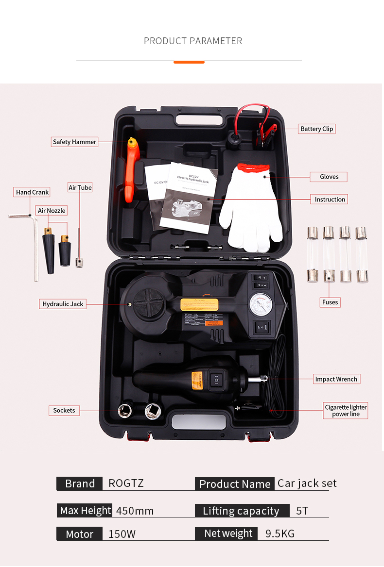 Install Electrical Hydraulic Jack