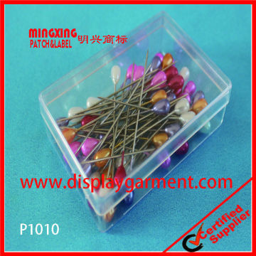 Assorted color common size 1 1/2 inch pearl shape pearl florist pin
