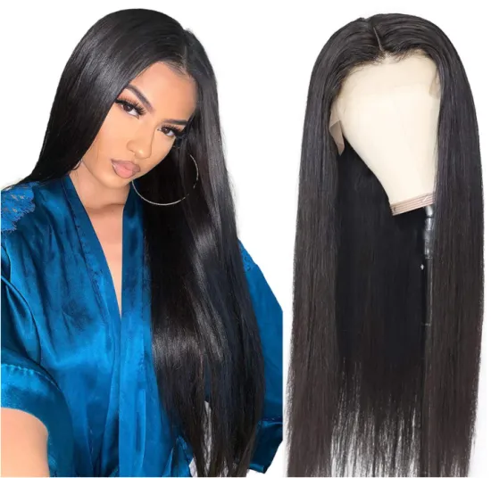Wholesale Raw peruvian virgin Human Hair invisible Frontal  lace Wigs 360 lace frontal wig with baby hair