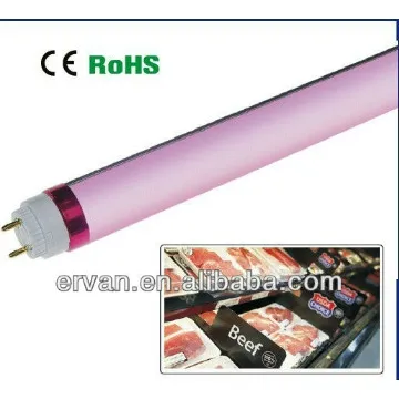 Pink Tubes LED Lamp Lighting for Meat Dispaly Work on G13 Lamp Holder