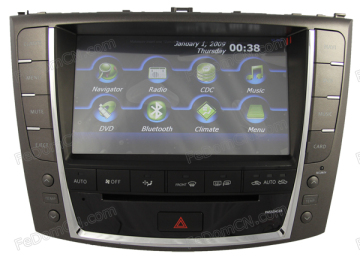 8" in-Dash Car Kit Monitor Auto Audio Stereo Multimedia Entertainment DVD Player GPS Navigation for Lexus Is Series (C8018LI)