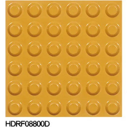yellow glazed ceramic floor tactile tile pedestrian paving tiles