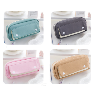 Flip button design pen case