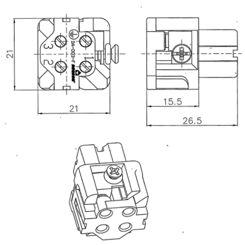 72pin Rectangular Electrical