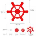 Roda do navio de pirata para as crianças ao ar livre Treehouse