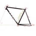 Intro7 Fixed Gear Bike Frame Stahlradrahmen