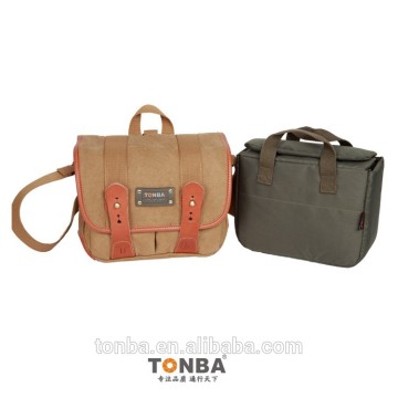 OEM Convertible Vintage Canvas Messenger DSLR Bag Case and Camera Bag for Outdoor