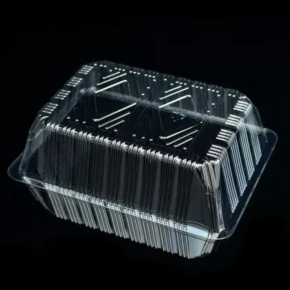 the PET box for meat and vegetale meat plate display and stocking