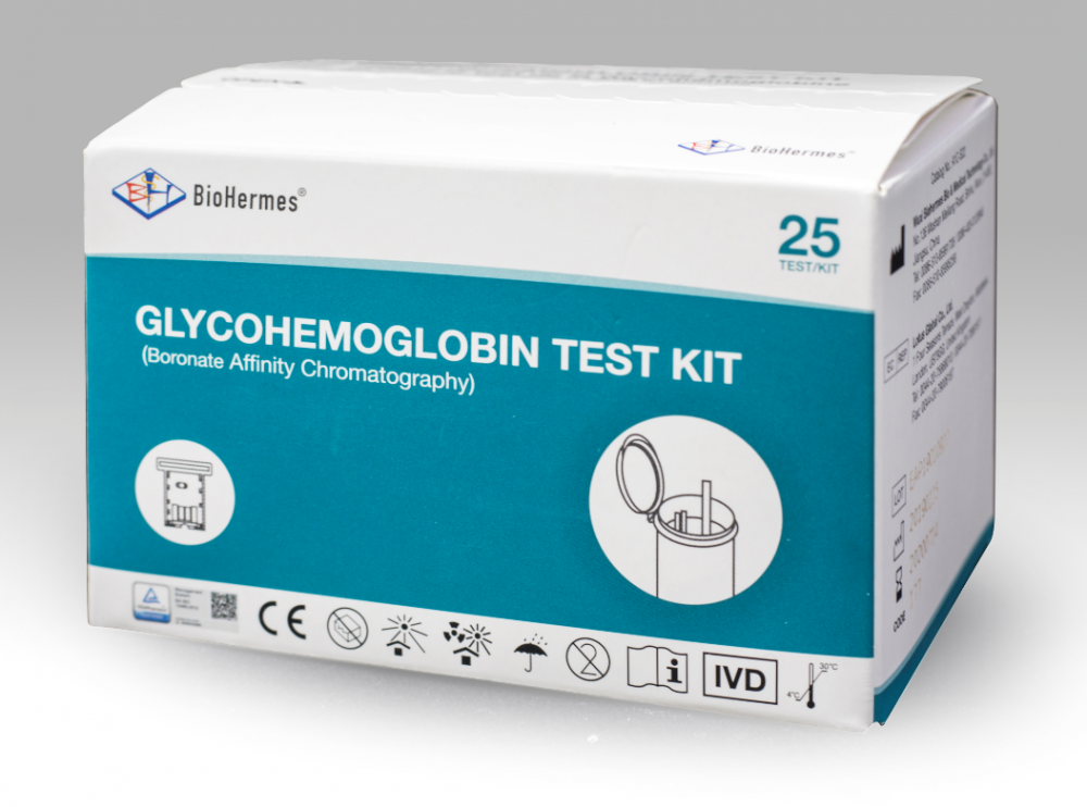 Kit de teste automático de hemoglobina glicosilada de bancada