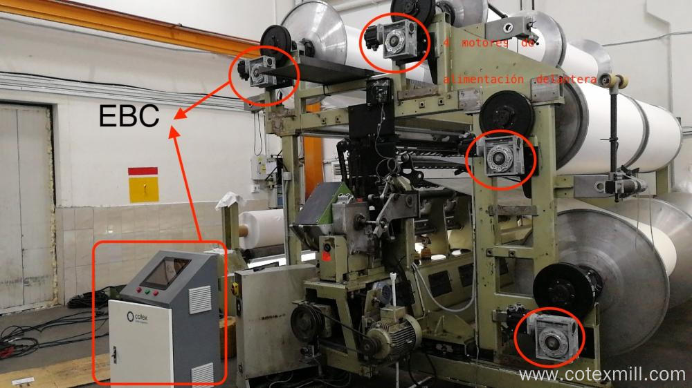 Conversion for warp knitting machine