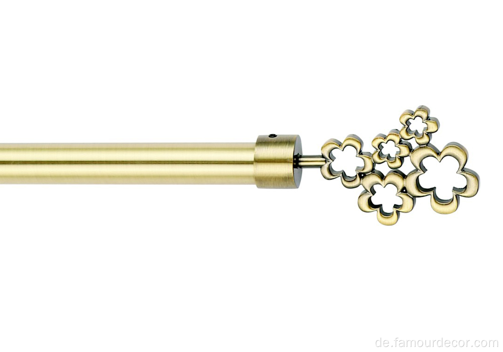 Blumenfinial Expandable Vorhangstange